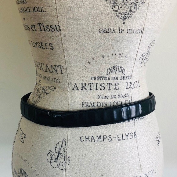 Black Leather Belt - Picture 4 of 4